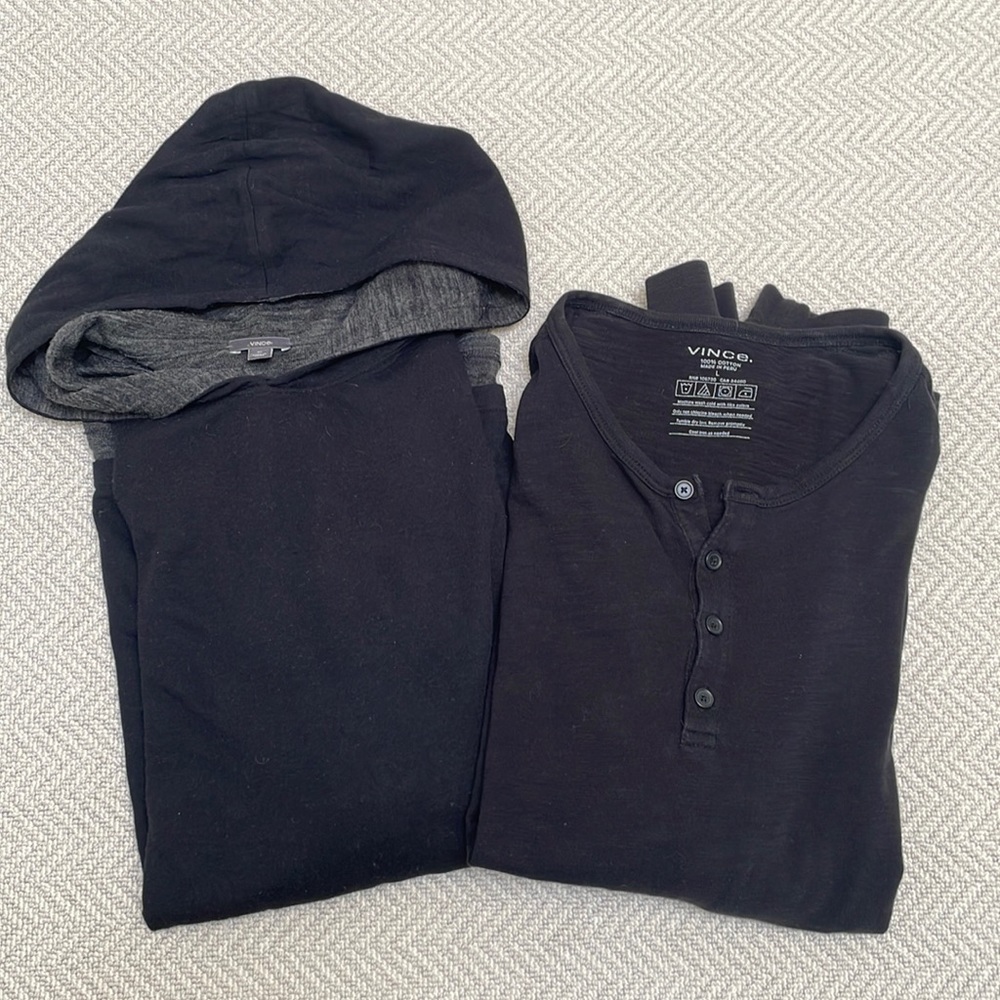 VINCE - Bundle of 2 Tops L/XL